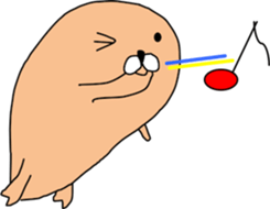 Cheer up!  Chappy sticker #10017653