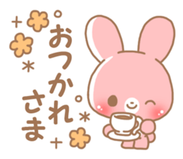 Happy pretty rabbit 2 sticker #10017837