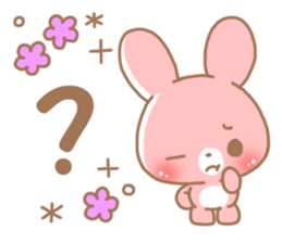Happy pretty rabbit 2 sticker #10017850