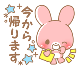 Happy pretty rabbit 2 sticker #10017855