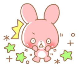 Happy pretty rabbit 2 sticker #10017860