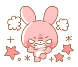 Happy pretty rabbit 2 sticker #10017863