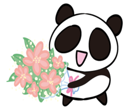 Giant Panda family sticker #10018144