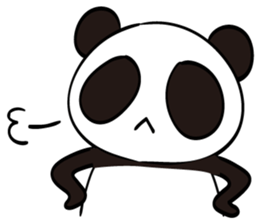 Giant Panda family sticker #10018153