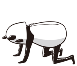 Giant Panda family sticker #10018159