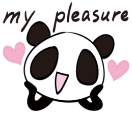 Giant Panda family sticker #10018171