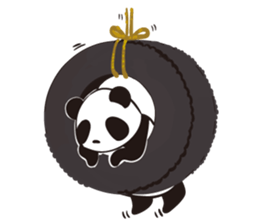 Giant Panda family sticker #10018173