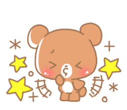 Happy pretty bear 2 sticker #10018409