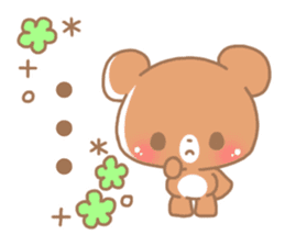 Happy pretty bear 2 sticker #10018410