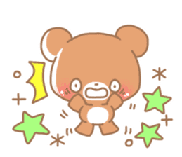 Happy pretty bear 2 sticker #10018420