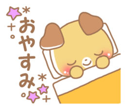 Happy pretty dog sticker #10018600