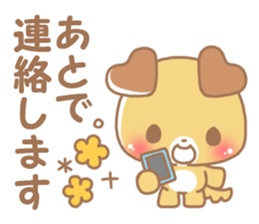Happy pretty dog sticker #10018616
