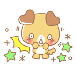 Happy pretty dog sticker #10018620