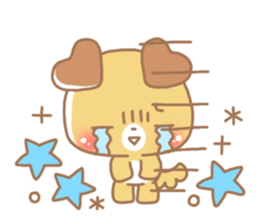 Happy pretty dog sticker #10018622