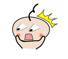 Cute Baby behavior sticker #10018672