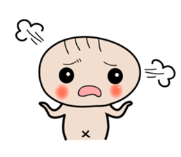 Cute Baby behavior sticker #10018682