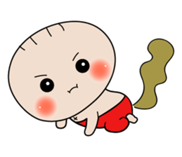 Cute Baby behavior sticker #10018689