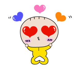 Cute Baby behavior sticker #10018690