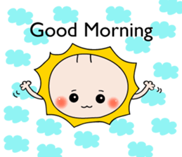 Cute Baby behavior sticker #10018694