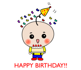 Cute Baby behavior sticker #10018700