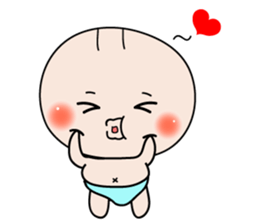 Cute Baby behavior sticker #10018702