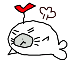 Budding seals sticker #10019345