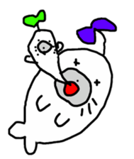 Budding seals sticker #10019353