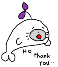 Budding seals sticker #10019354