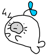 Budding seals sticker #10019364