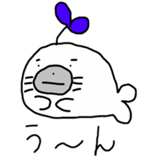 Budding seals sticker #10019366