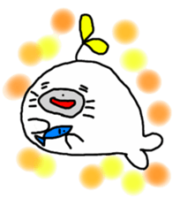 Budding seals sticker #10019368