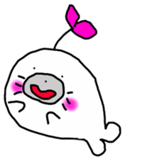 Budding seals sticker #10019373