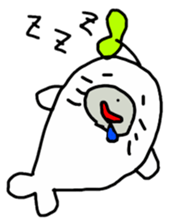 Budding seals sticker #10019376