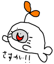 Budding seals sticker #10019379