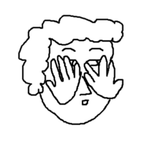 a man of various expressions sticker #10019943