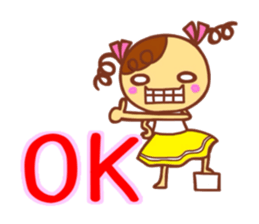 Cute girl Haru chan sticker sticker #10020348