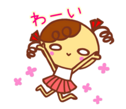 Cute girl Haru chan sticker sticker #10020349