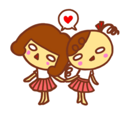 Cute girl Haru chan sticker sticker #10020351