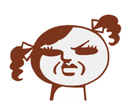 Cute girl Haru chan sticker sticker #10020359