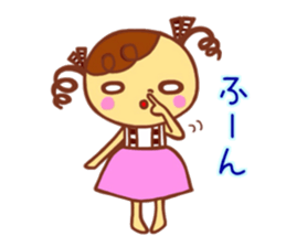Cute girl Haru chan sticker sticker #10020372