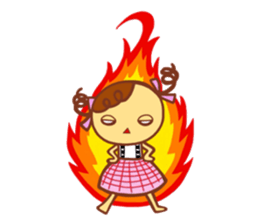 Cute girl Haru chan sticker sticker #10020374