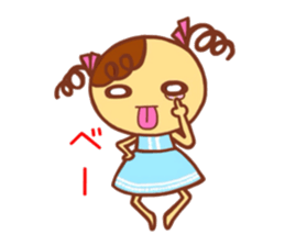 Cute girl Haru chan sticker sticker #10020383