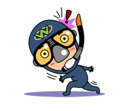 Weera the Diver!! sticker #10020704