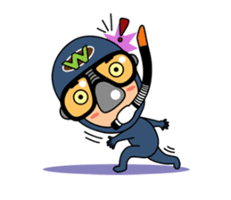 Weera the Diver!! sticker #10020704