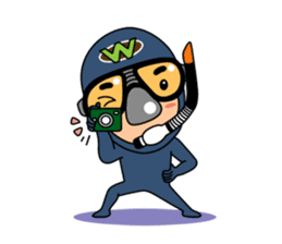 Weera the Diver!! sticker #10020712