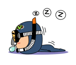 Weera the Diver!! sticker #10020720