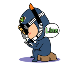 Weera the Diver!! sticker #10020725