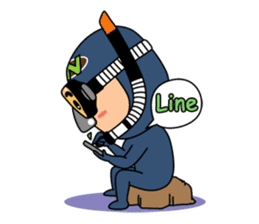 Weera the Diver!! sticker #10020725