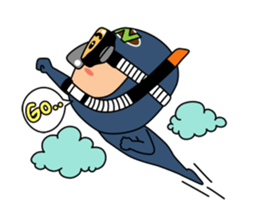 Weera the Diver!! sticker #10020726