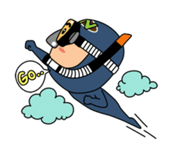 Weera the Diver!! sticker #10020726